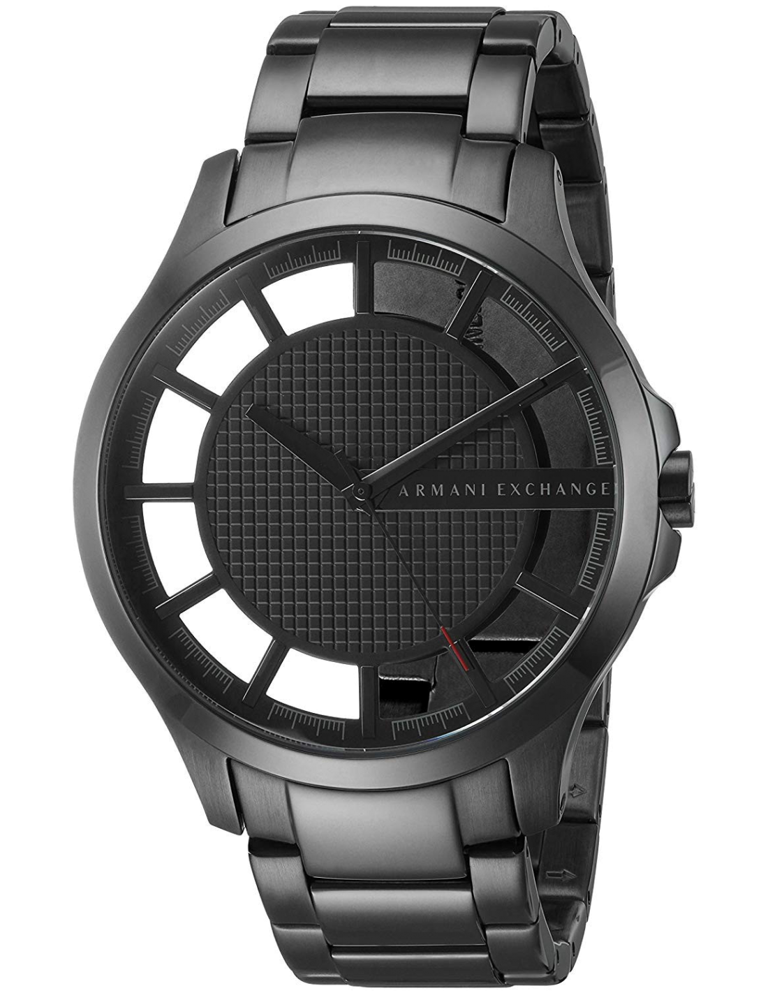 Montre Homme Armani Exchange AX2188 Cadran Transparent Noir Acier