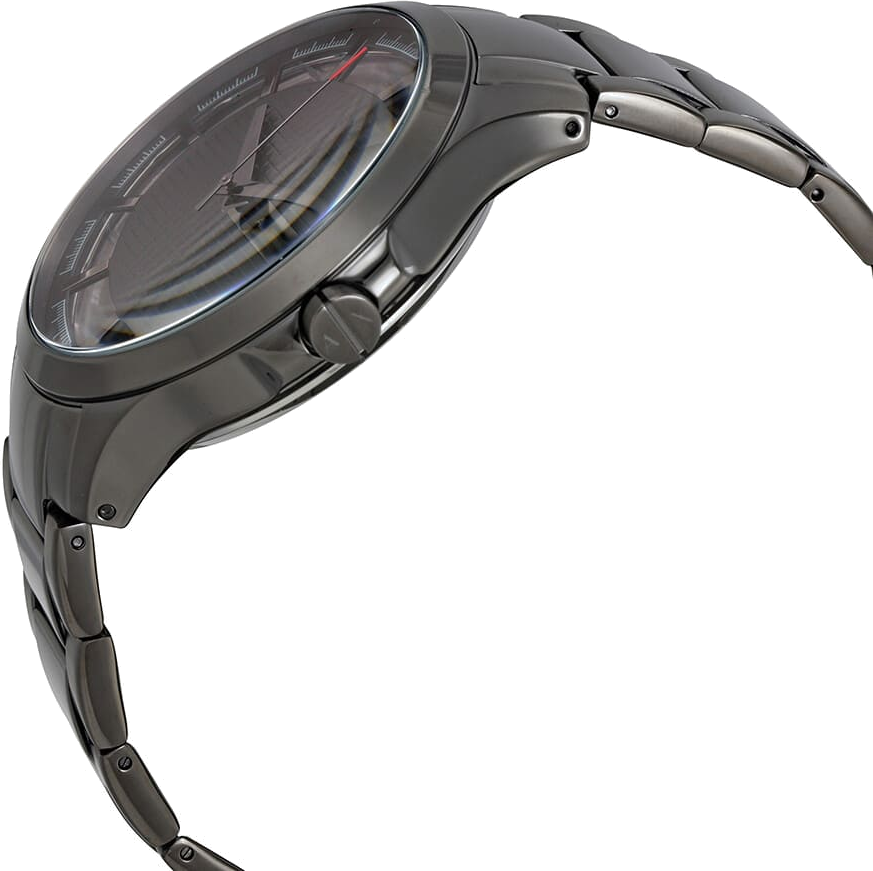 Montre Homme Armani Exchange AX2188 Cadran Transparent Noir Acier vue 3