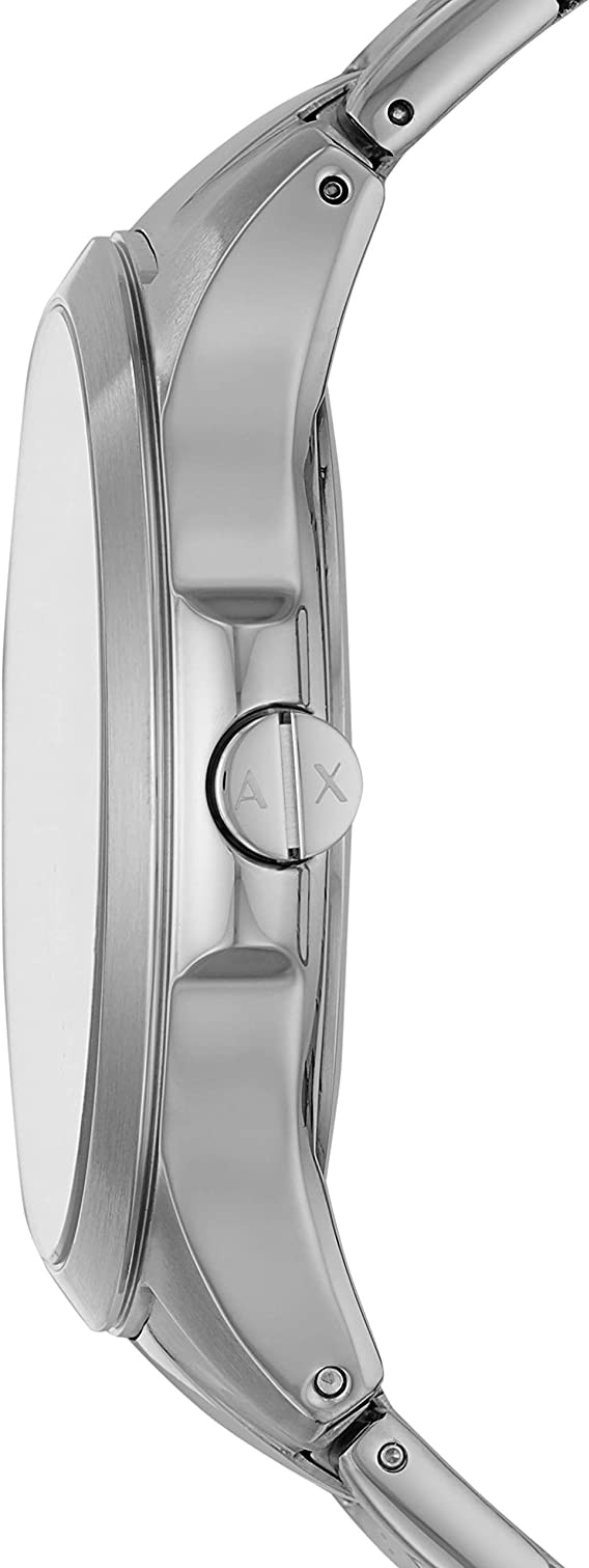Montre Homme Armani Exchange Hampton AX2403 cadran transparent acier bicolore vue 2