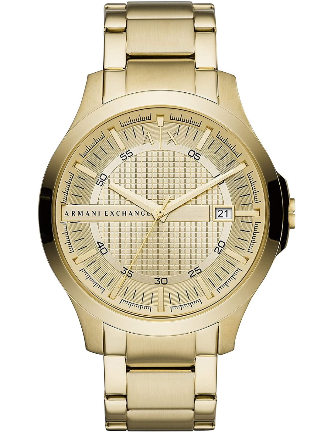 Montre Homme Armani Exchange AX2415 en Acier Doré Jaune