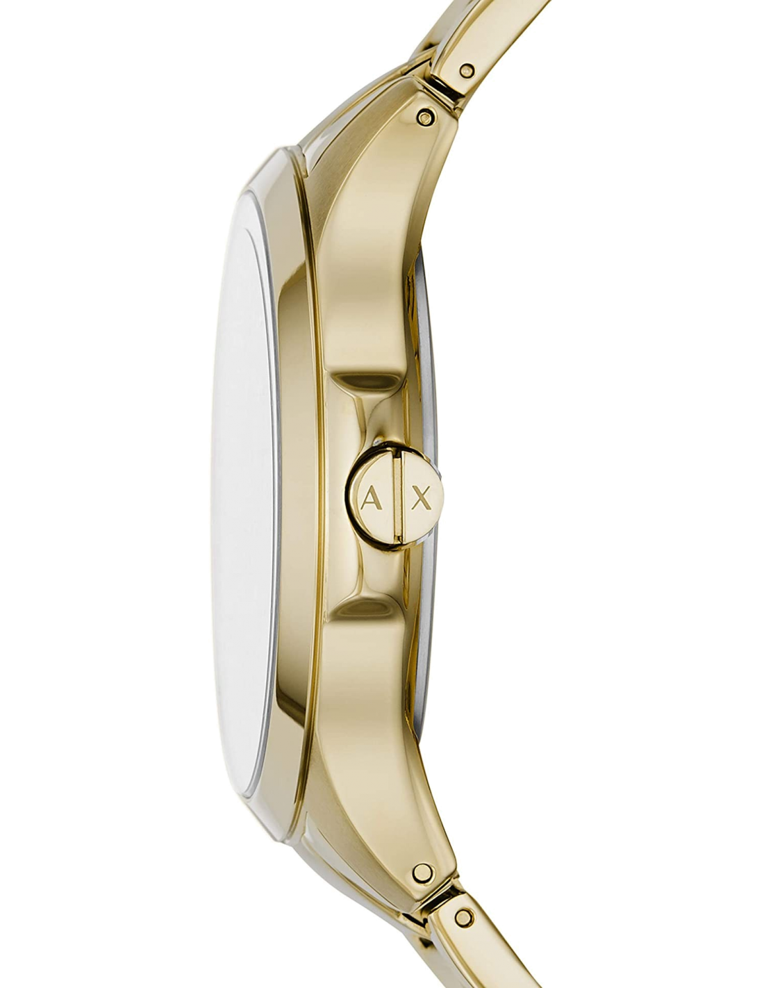 Montre Homme Armani Exchange AX2415 en Acier Doré Jaune vue 3