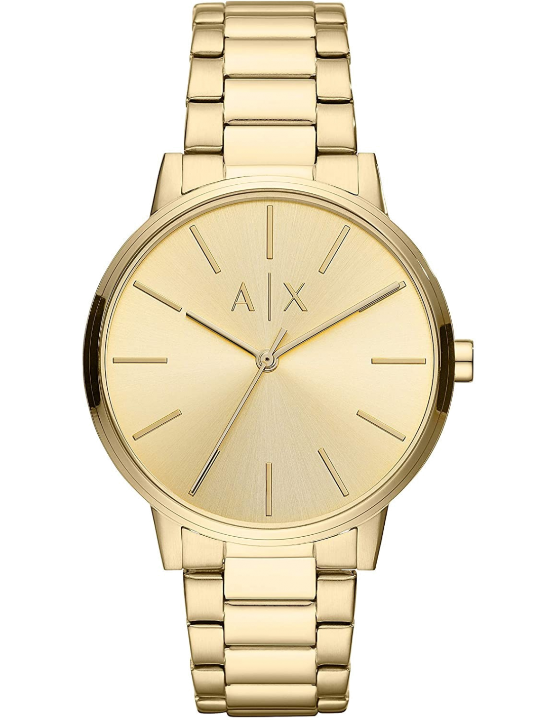 Montre Homme Armani Exchange AX2707 en acier inoxydable doré jaune