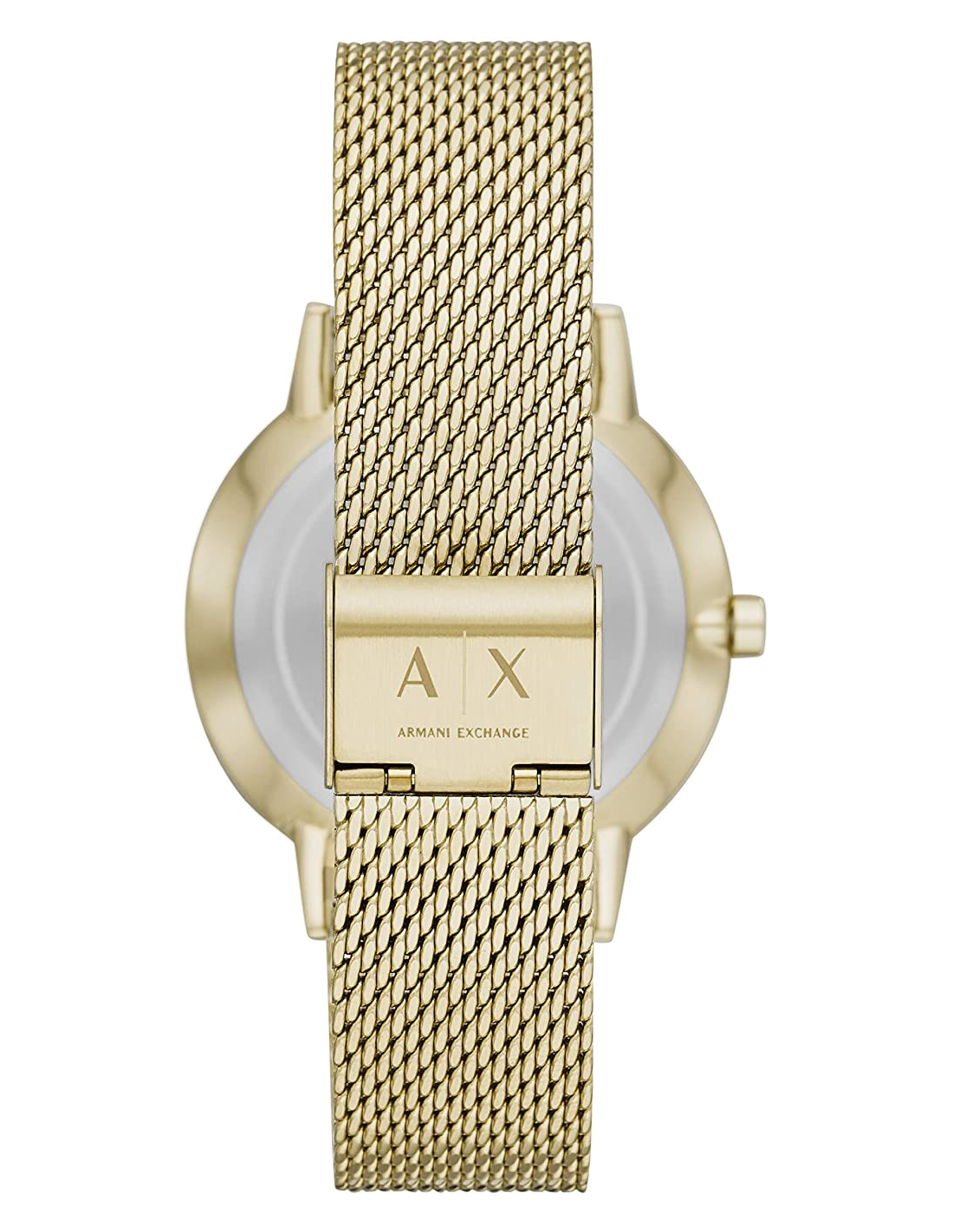 Montre Homme Armani Exchange AX2715 - Cadran Noir et Maille Milanaise Dorée vue 3