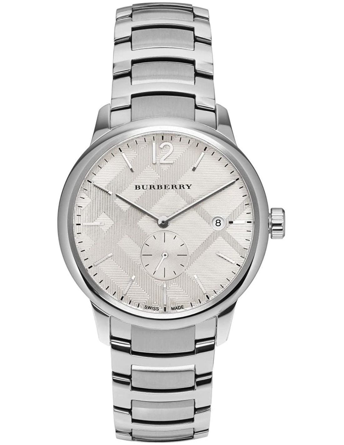 Montre Homme Burberry BU10004 Cadran Gris Acier Inoxydable