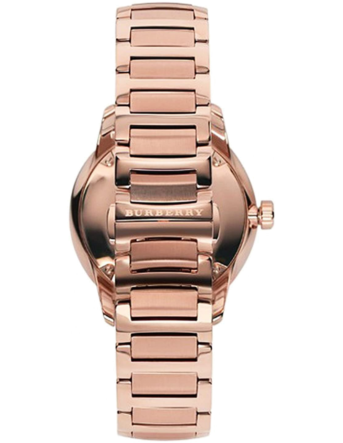 Montre Burberry BU10013 Homme en Acier Inoxydable Doré Rose vue 2