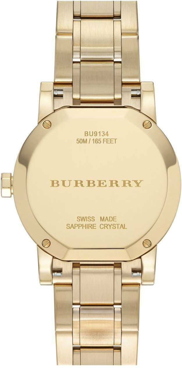 Montre Femme Burberry BU9134 The City Acier Inoxydable Doré vue 2