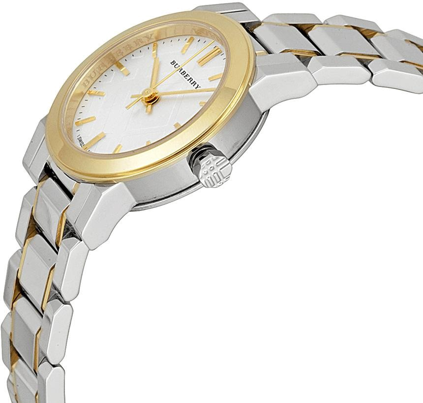 Montre Femme Burberry BU9217 The City Bi-ton Acier Inoxydable et Dorure Swiss Made vue 4