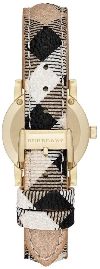 Montre Femme Burberry BU9226 Cadran Argent Bracelet Cuir Beige vue 2