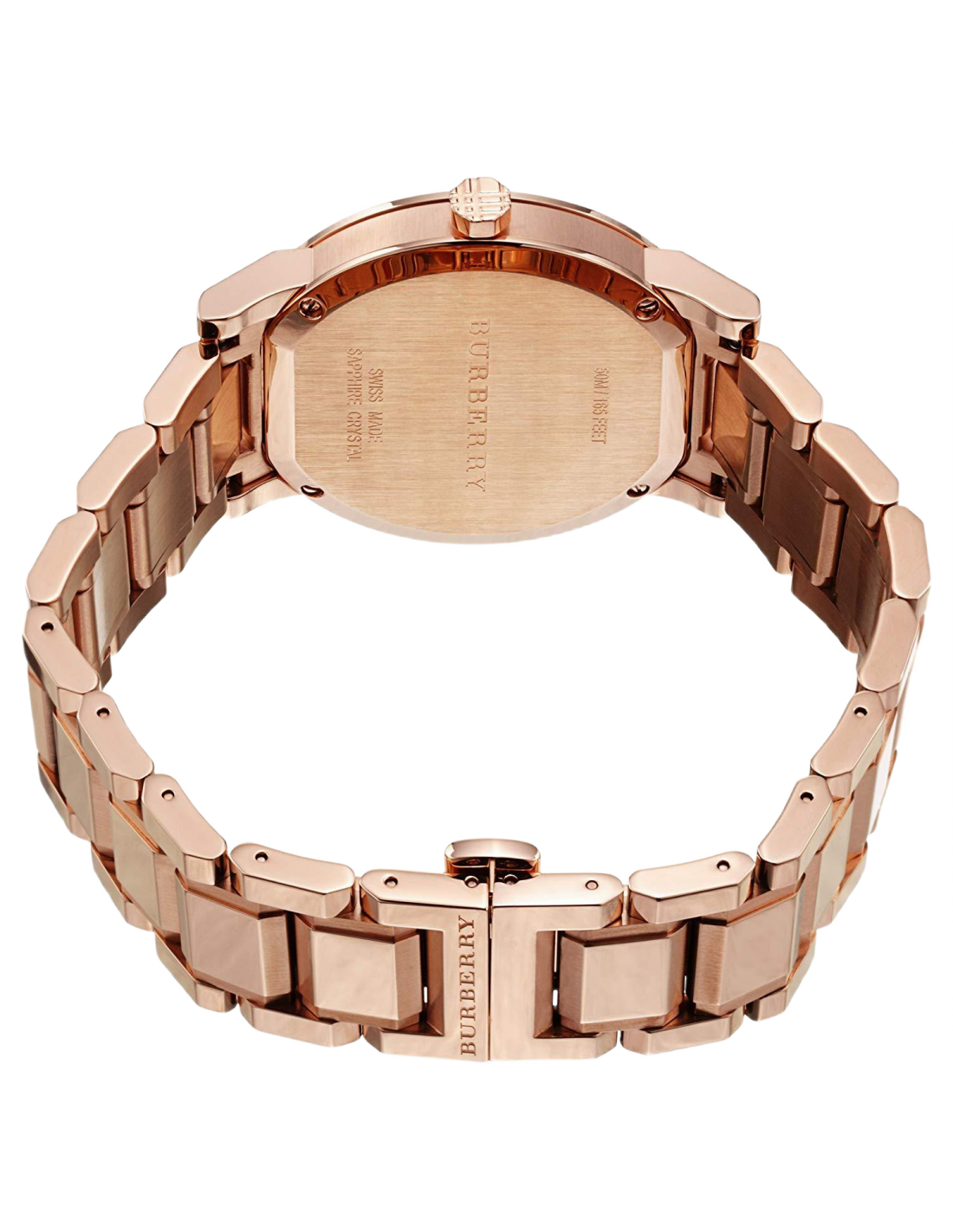 Montre Homme Burberry BU9353 Chronographe Acier Or Rose - Cadran Marron vue 3