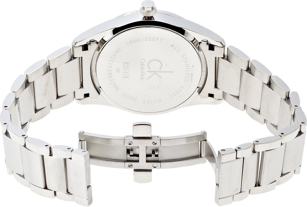 Montre Homme Calvin Klein Bold K2241120 Acier Inoxydable Argent Cadran Noir vue 3