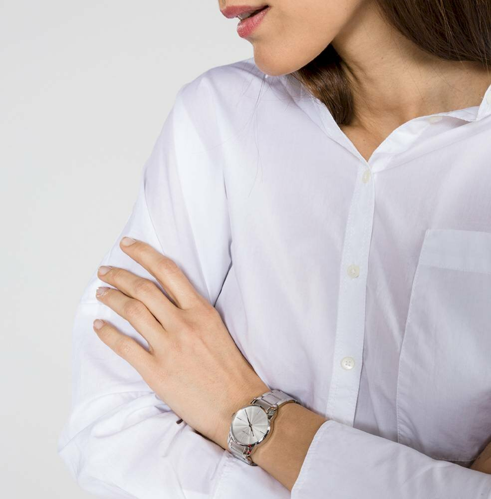 Montre Femme Calvin Klein City Argent Acier Inoxydable 32mm Réf. K2G23146 vue 4