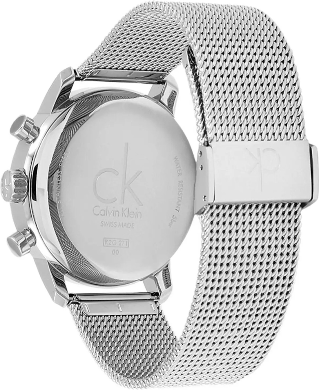 Calvin Klein K2G27126 — vue arrière boîtier — Montres Outlet