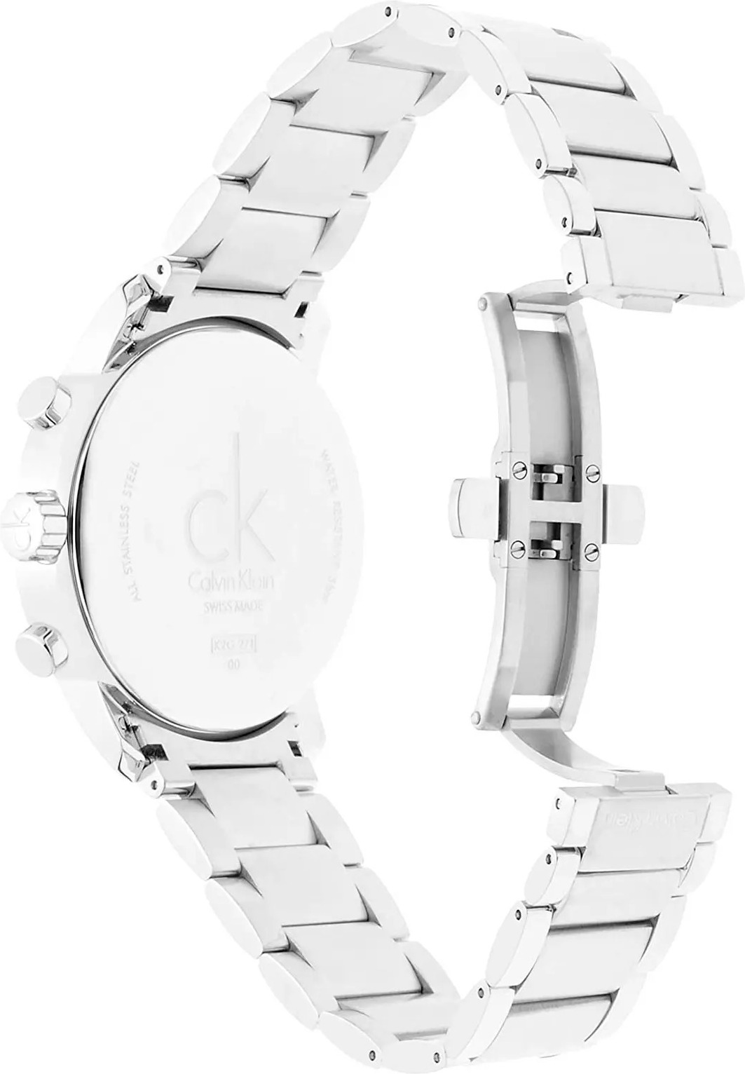 Montre Homme Calvin Klein City K2G271Z6 en Acier Inoxydable Noir 43mm vue 3