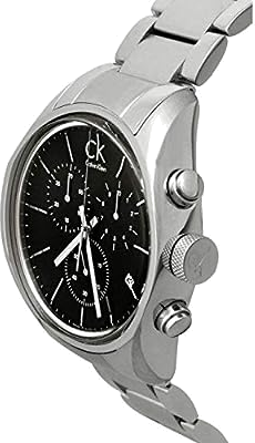 Montre Homme Calvin Klein K2H27104 Chronographe Cadran Noir Acier vue 2