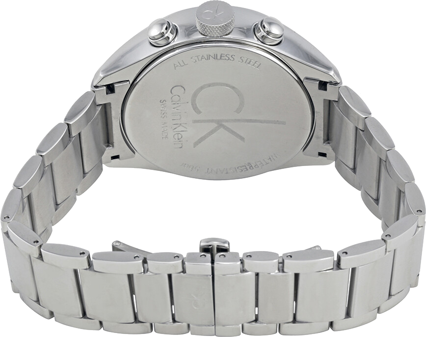 Montre Homme Calvin Klein K2H27126 Chronographe Acier Inoxydable Argent vue 3