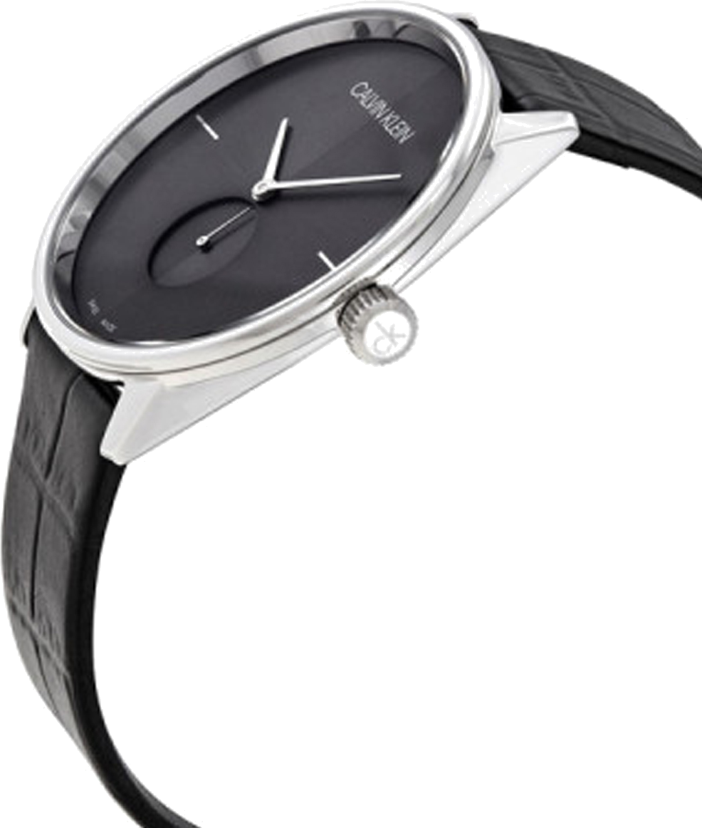 Montre Homme Calvin Klein K2Y211C3 Bracelet Cuir Noir vue 2