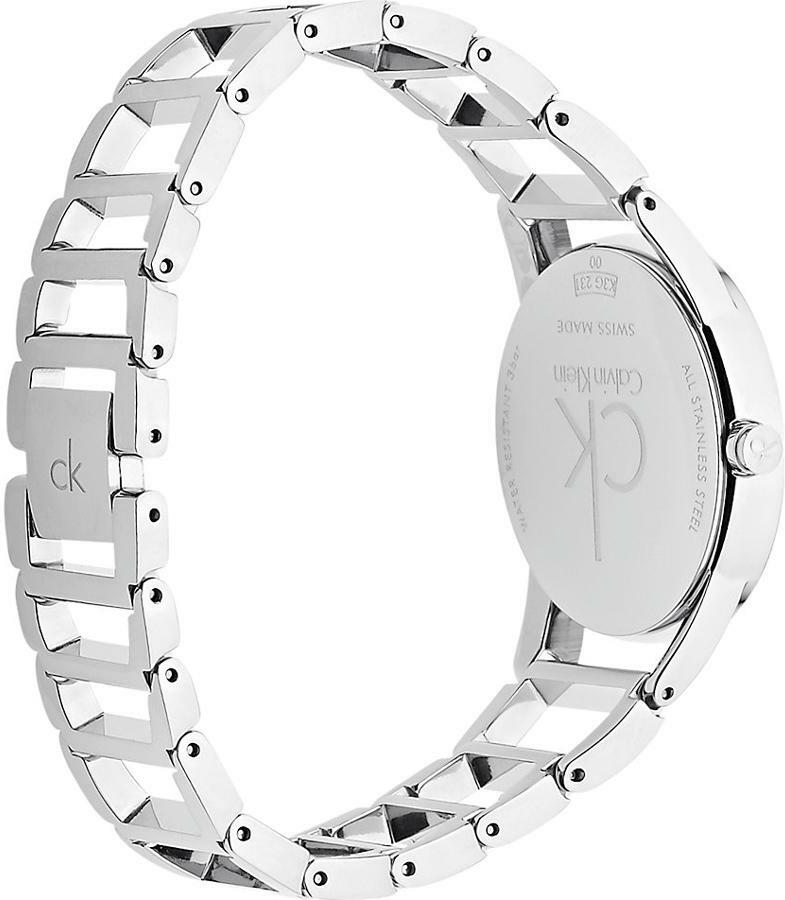 Montre Femme Calvin Klein K3G23126 en acier inoxydable argent vue 3
