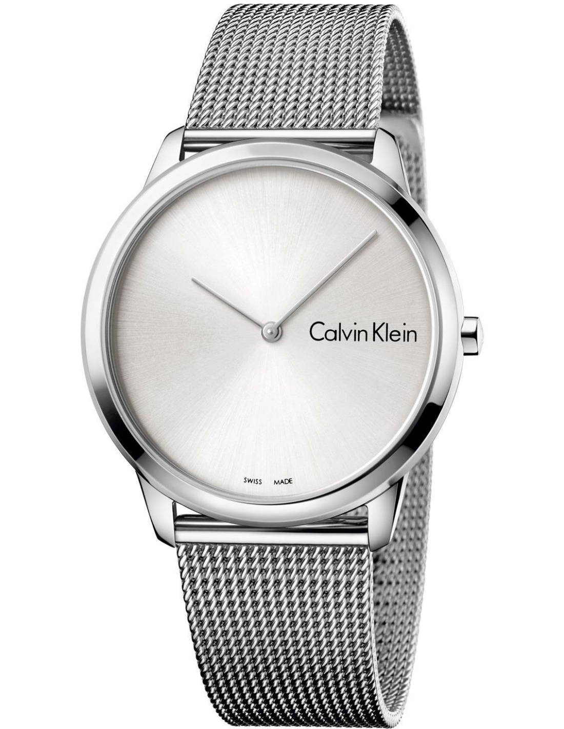 Montre Homme Calvin Klein K3M211Y6 Cadran Argent Maille Milanaise