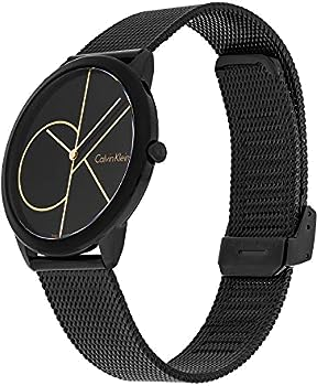 Montre Homme Calvin Klein K3M214X1 Acier Noir Maille Milanaise 40mm vue 2