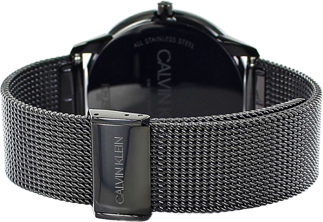 Montre Homme Calvin Klein K3M214X1 Acier Noir Maille Milanaise 40mm vue 4