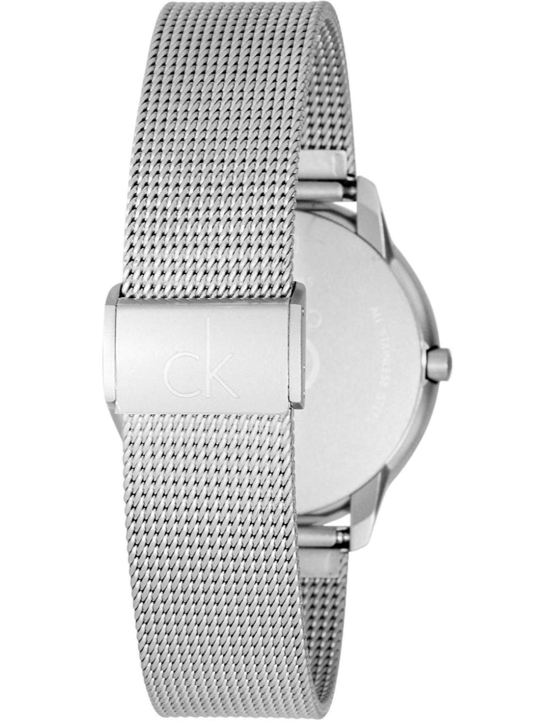 Montre Femme Calvin Klein K3M22126 Minimal Cadran Argent Maille Milanaise Acier vue 2