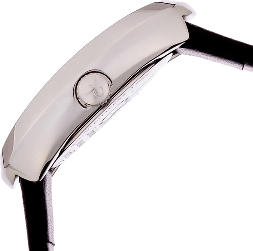 Montre Femme Calvin Klein Incentive K3P231C1, Cadran Noir Ovale, Bracelet Cuir Noir vue 2