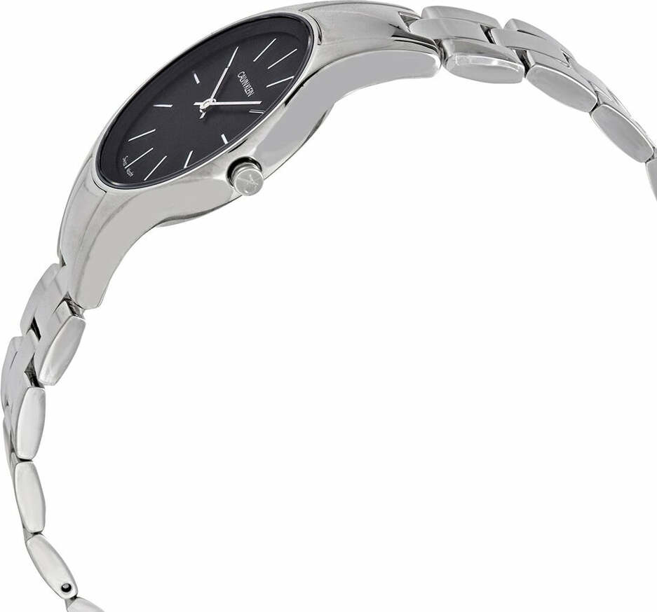 Montre Femme Calvin Klein Simplicity K4323130 Acier Argenté Cadran Noir vue 2