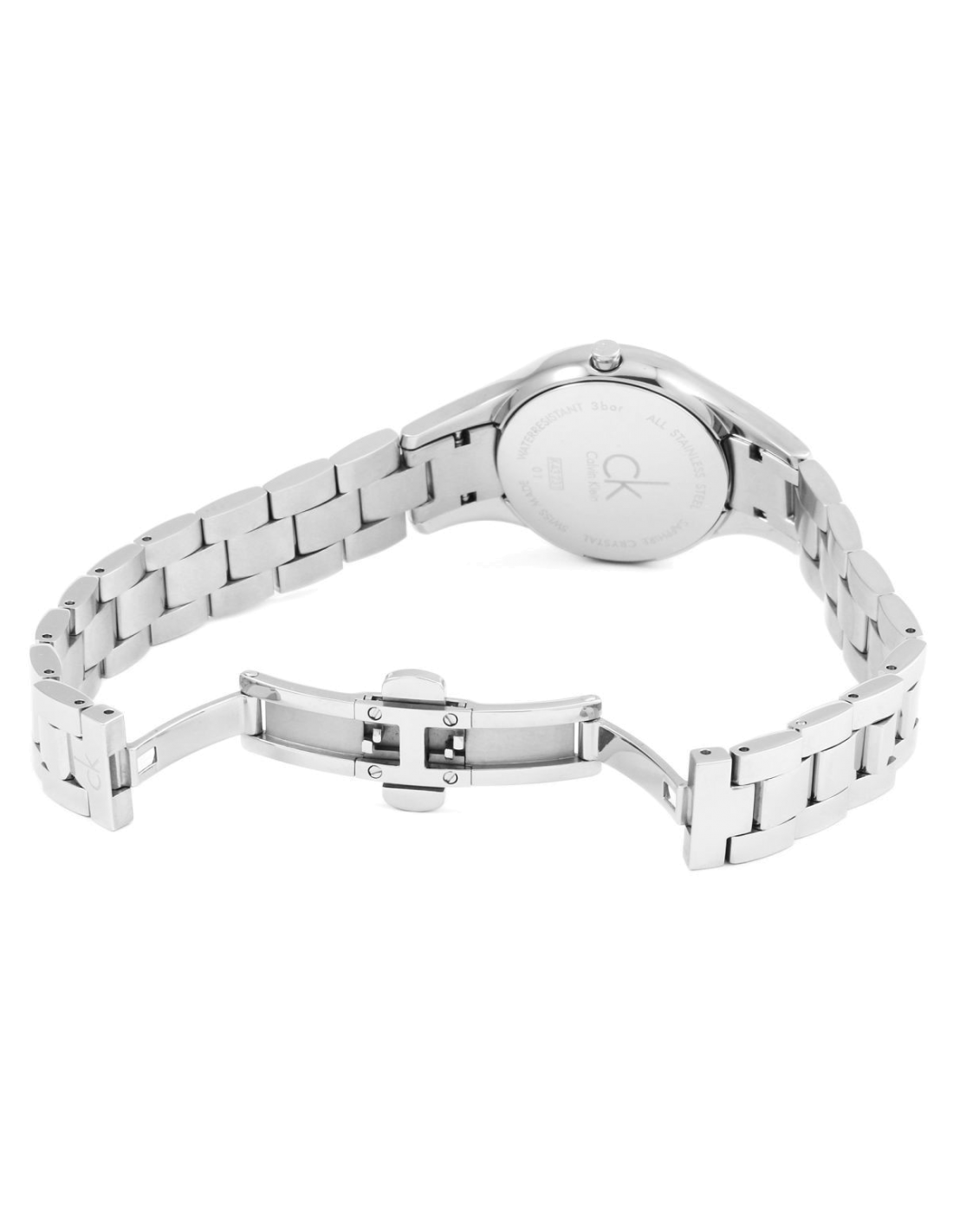 Montre Femme Calvin Klein Simplicity K4323130 Acier Argenté Cadran Noir vue 3