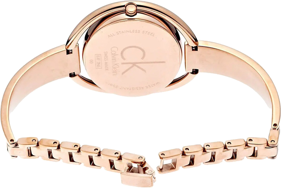 Montre Femme Calvin Klein Impetuous K4F2N616 Cadran Ovale Acier Or Rose vue 3