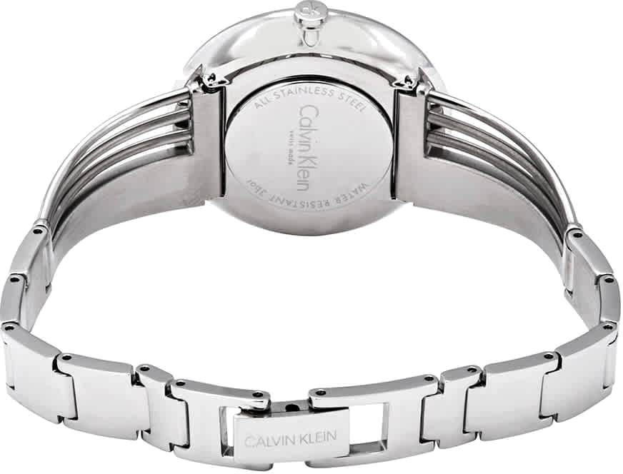 Montre Femme Calvin Klein Drift K6S2N111 Acier Argenté Cadran Noir vue 4