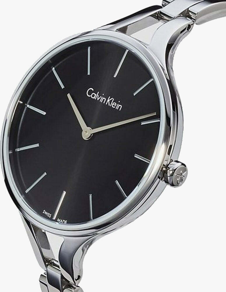 Montre Calvin Klein Graphic K7E23141 pour Femme, Cadran Noir et Bracelet Acier vue 3