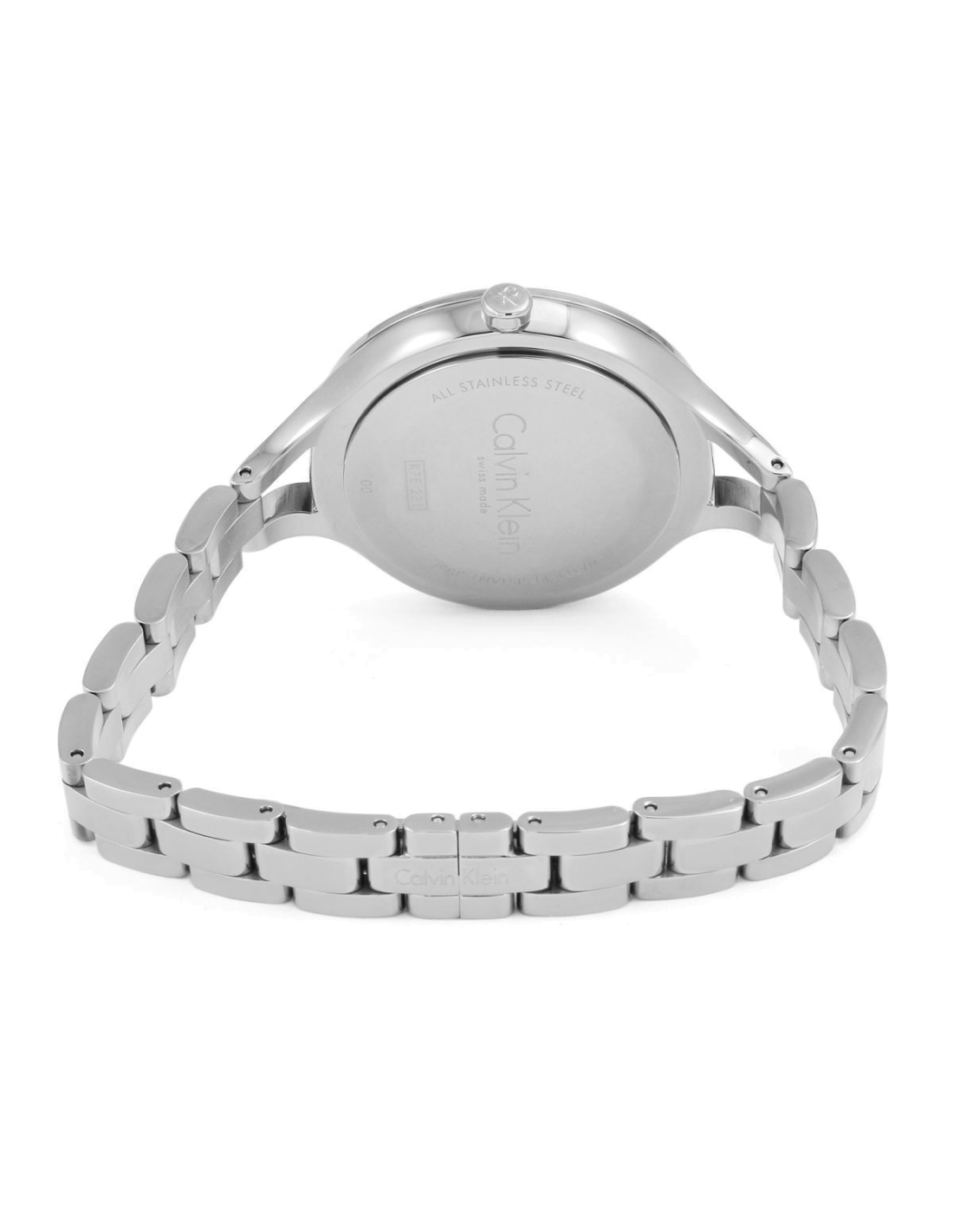 Montre Calvin Klein K7E23B46 Graphic Acier Inoxydable Argent pour Femme vue 2