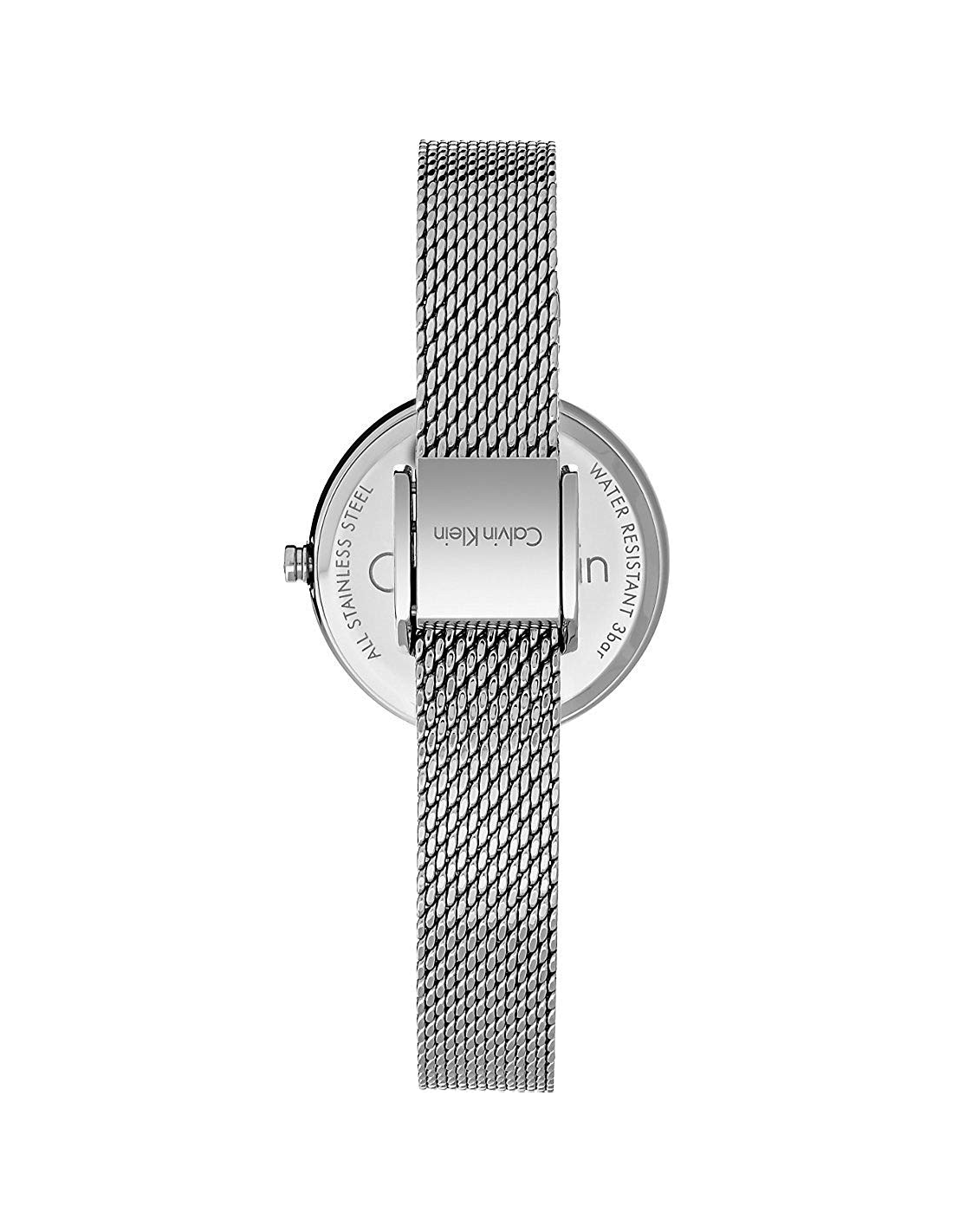 Montre Calvin Klein K8G23126 Femme en Acier Argenté, Maille Milanaise, Swiss Made vue 2