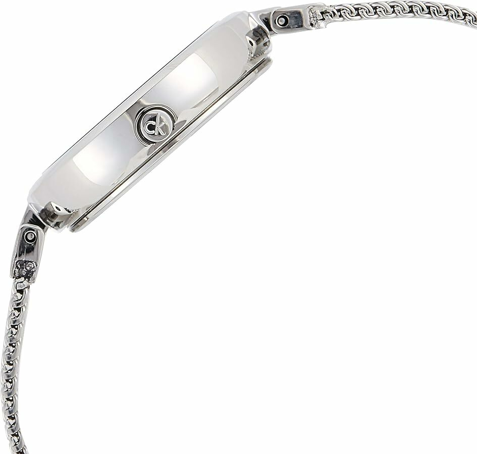 Montre Calvin Klein K8G23126 Femme en Acier Argenté, Maille Milanaise, Swiss Made vue 3
