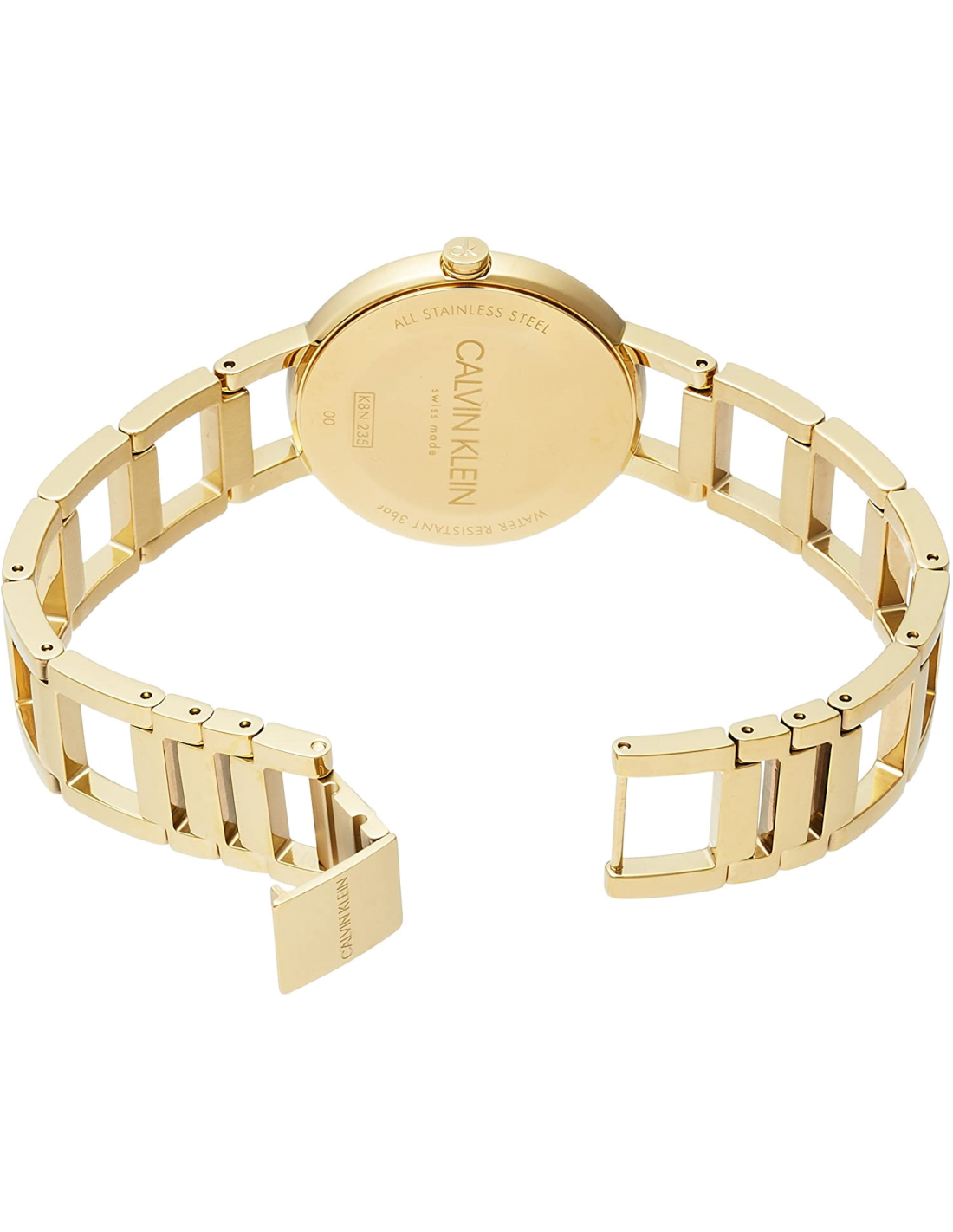 Montre Femme Calvin Klein K8N23546 - Cadran Argent & Bracelet Acier Doré vue 3