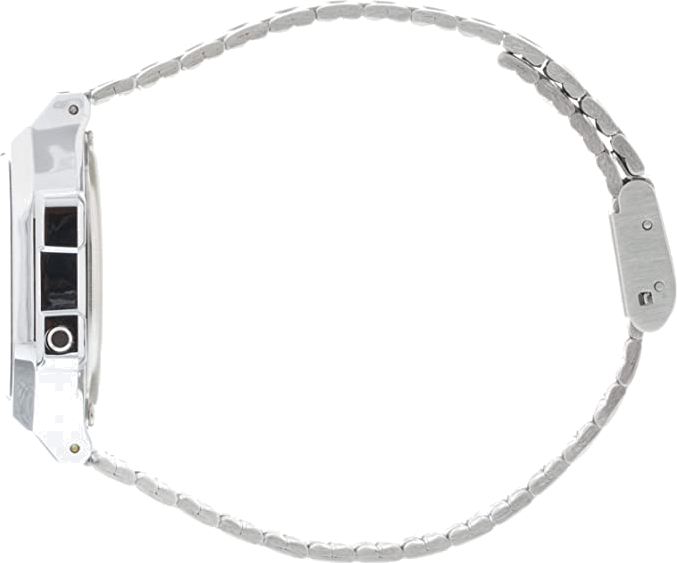 Bracelet en acier inoxydable de la Casio A168WA-1YES — Montres Outlet