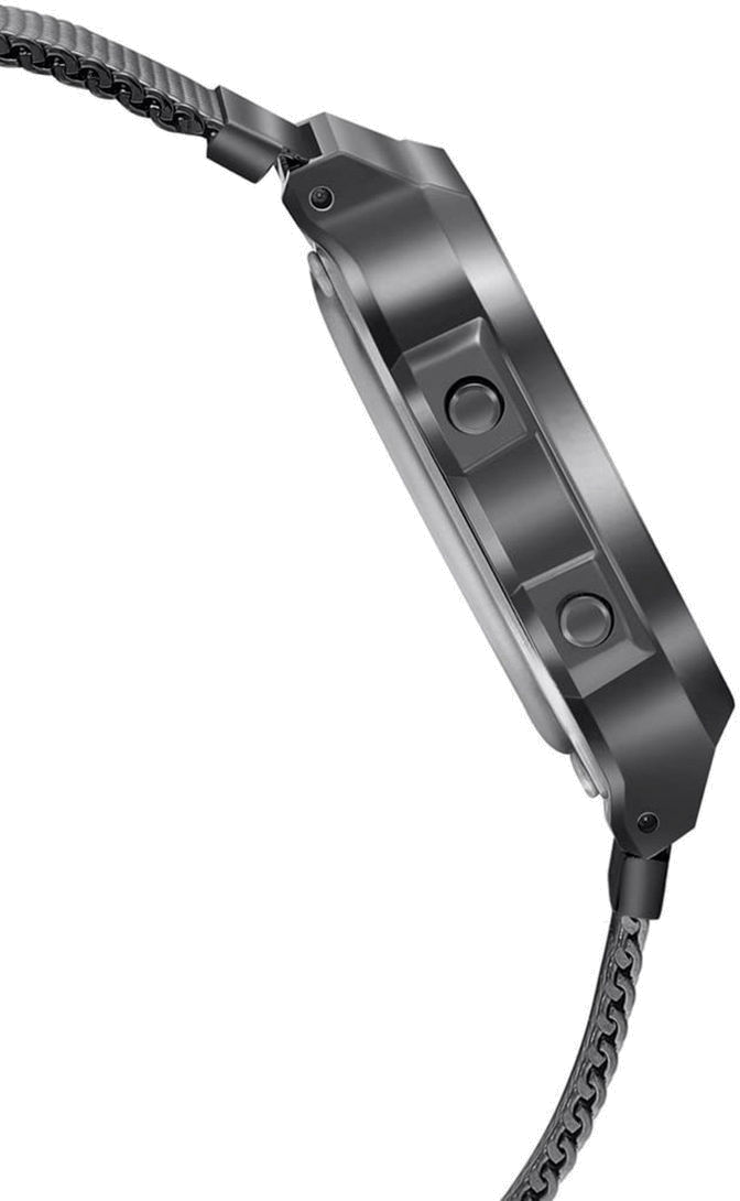 Montre Casio Vintage A168WEMB-1BDF Digitale Noire - Bracelet Maille Milanaise - Unisexe vue 3