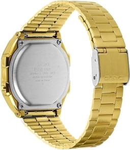 Montre Casio Vintage Digitale A168WERG-2AEF - Boîtier Or et Cadran Dégradé Violet Rose - Unisexe vue 2