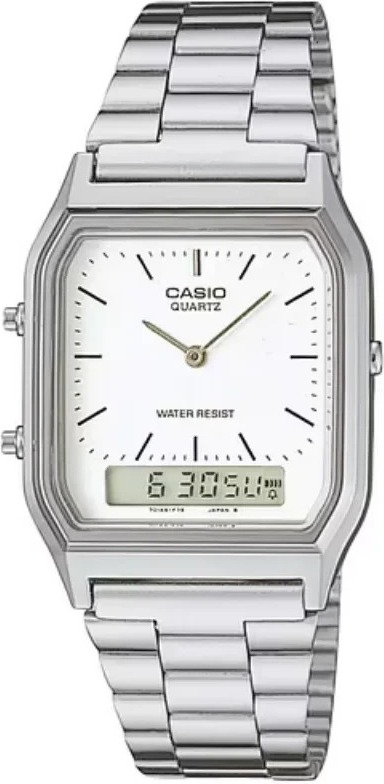 Montre Casio AQ-230A-7DMQYES Argent - Double Affichage Analogique-Digital - Unisexe