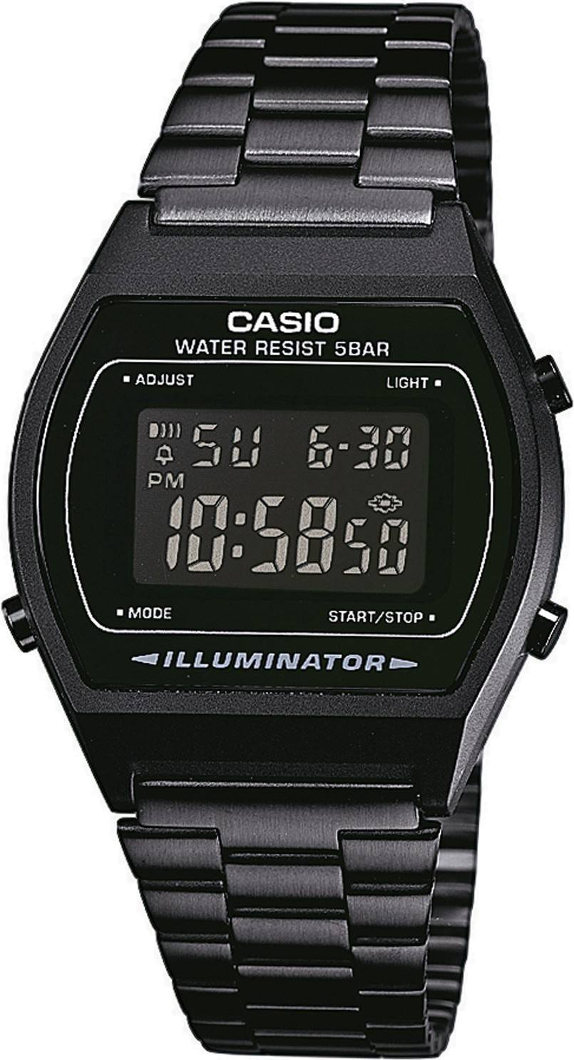 Montre Homme Casio B640WB-1BEF Vintage Noire à Affichage Digital