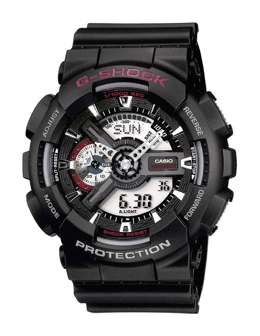 Montre Homme Casio G-Shock GA-110-1AER Analogique-Digitale Noire