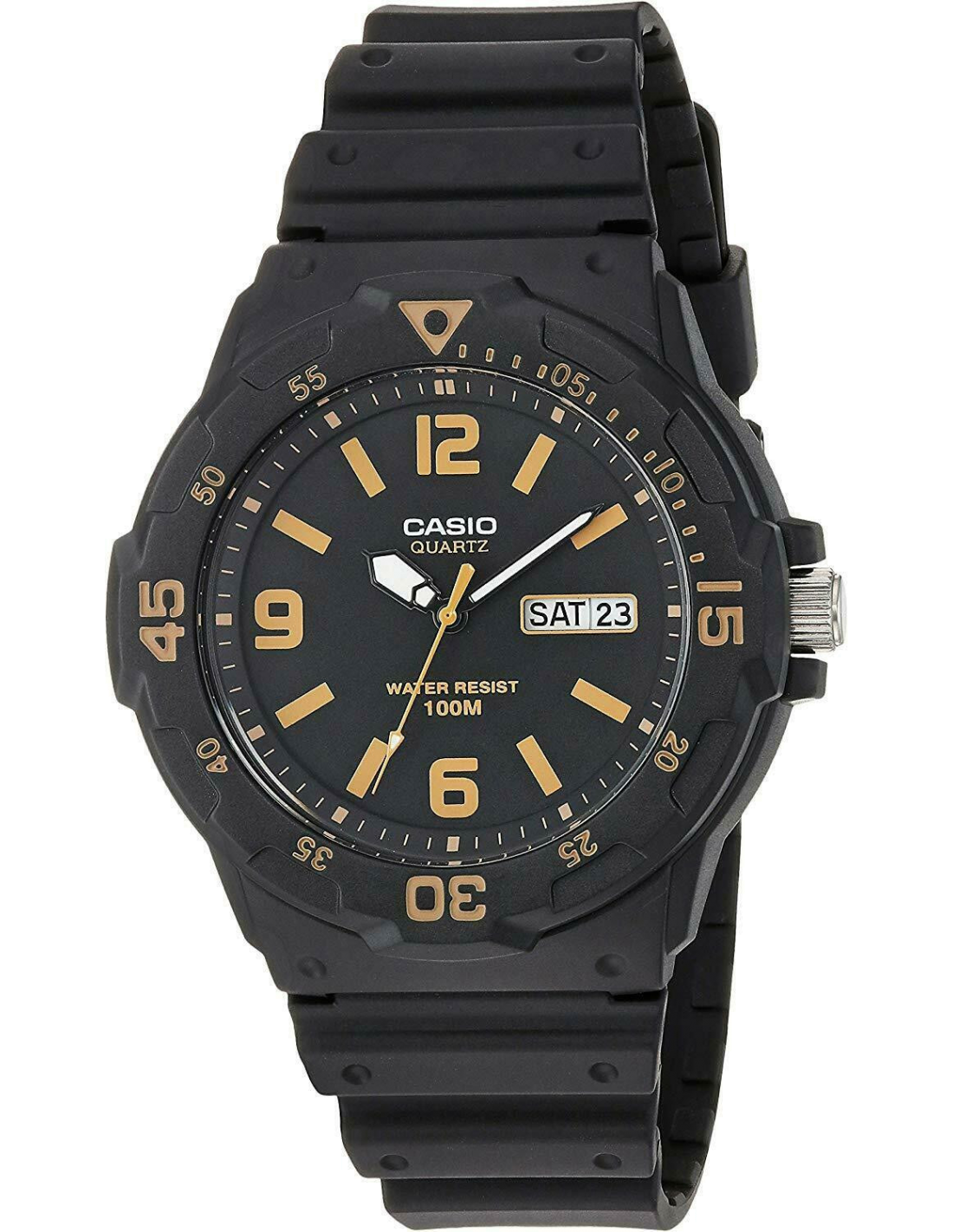 Montre Casio MRW-200H-1B3VEF Homme Sport en Résine Noire Analogique