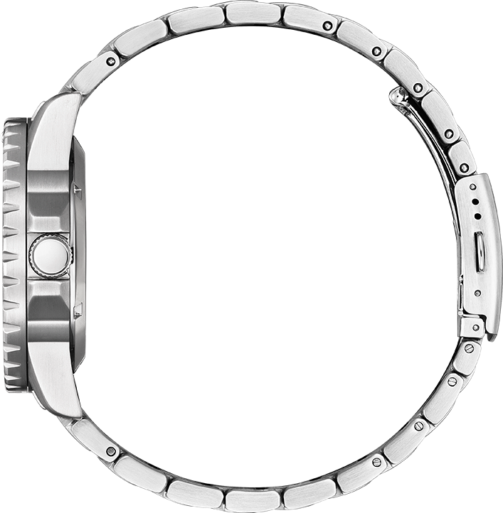 Montre Citizen Automatique Homme NJ0121-89L Cadran Bleu Acier vue 4