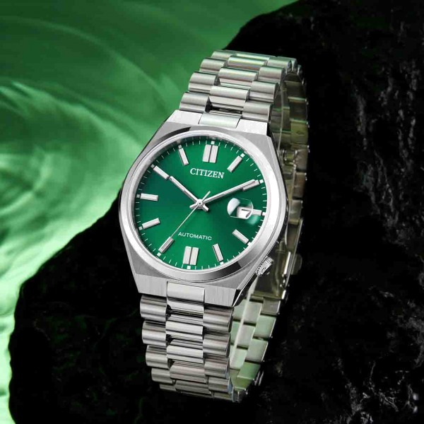 Montre Citizen NJ0150-81X Automatique Acier Cadran Vert vue 5