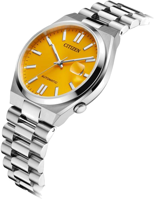 Montre Automatique Citizen Tsuyosa NJ0150-81Z cadran orange vue 2