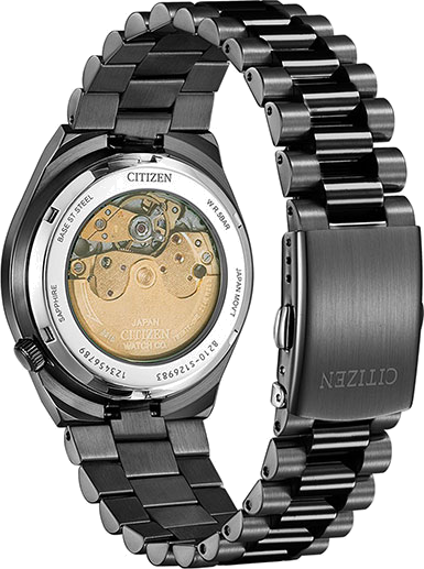 Montre Automatique Citizen Tsuyosa Camouflage NJ0155-87E cadran noir vue 2