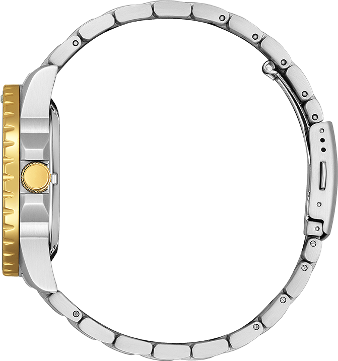 Montre Homme Citizen Automatique NJ0174-82L Cadran Bleu Acier Bicolore vue 4