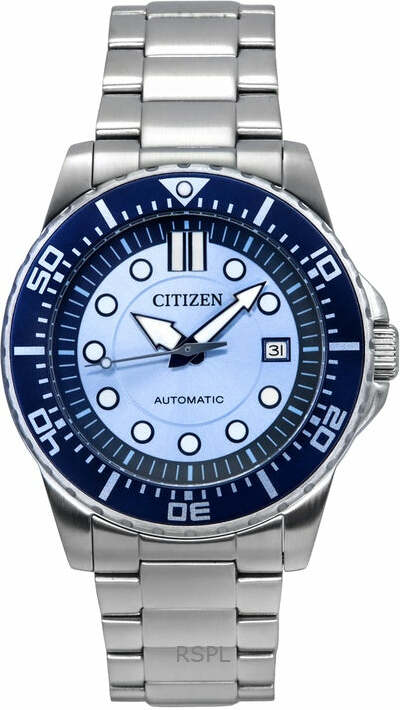Montre Citizen Automatique Homme NJ0178-81M Cadran Bleu Glacier Acier