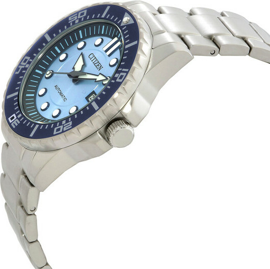 Montre Citizen Automatique Homme NJ0178-81M Cadran Bleu Glacier Acier vue 2