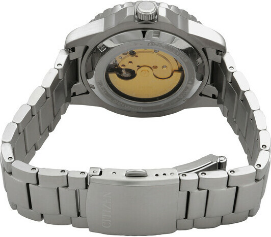 Montre Citizen Automatique Homme NJ0178-81M Cadran Bleu Glacier Acier vue 3